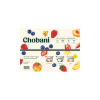 Chobani Blueberry/Strawberry/Peach Greek Yogurt, 63.6 Ounce
